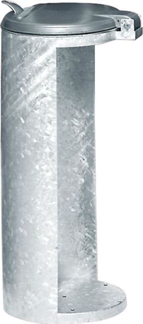 ABFALLSAMMLER MIT DECKEL H 900MM D 450MM VERZ. 1001