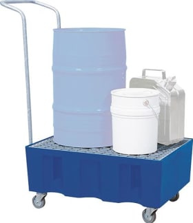 AUFFANGWANNE PE 60L M. ROLLEN U. PE-GIRO 18078