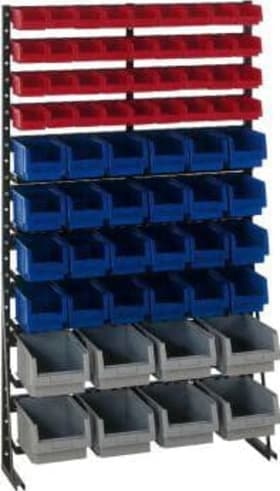 SICHLAGERKASTENREGAL EINSEITIG H1725XB1000MM 68 KÄSTEN 23894 07 06