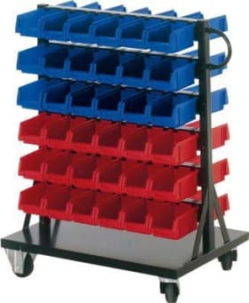 MONTAGE-ROLLWAGEN 700X500X890MM 72 KÄSTEN 25000 07 06