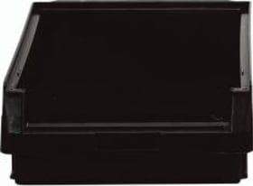 ESD-KUNSTSTOFF-SICHTLAGERKASTEN PLKL 1C LEITFÄHIG SCHWARZ 01250 12 00
