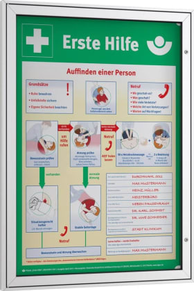 PLAKAT-SCHAUKASTEN DIN A2 500X674MM SPITZE ECKE 103400017