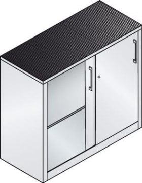 CP Thekenschrank Schiebetüre H1000xB1200  