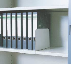 CP Aktenstütze grau 200X100X290 mm aufschieb.  