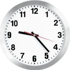 QUARZ-WANDUHR D300 KLASS. ZIFFERNBLATT WE ZAHLEN B065 8900 0-07