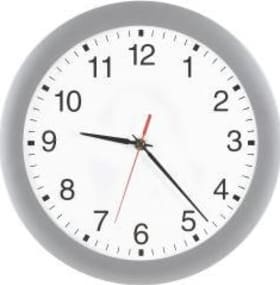 QUARZ-WANDUHR D 300MM GEHÄUSE SI ZAHLEN B065 8880 1-07