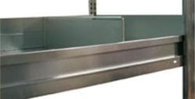 META Schüttgutleiste B1000xH75 mm RAL7035 META 