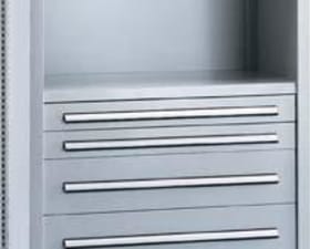 META Schubl.-Abdeckboden o. Zentralschließung,grau META 