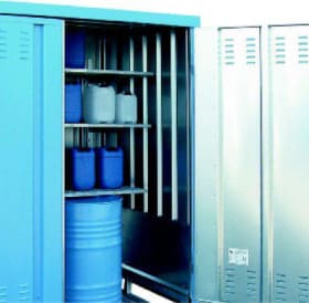 GITTERROST-REGAL-SET 3 EBENEN VERZ. 2600X500MM H61-9013-C