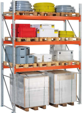 META Palettenregal MULTIPAL B2700xT1100xH5500 mm Grundfeld 12 Plätze Fachlast 1420 kg META