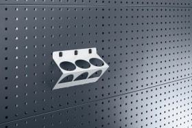 DOSENHALTER BIS 68MM 3 AUFNAHMEN-RAL7035 4025002905869