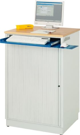 PC-ARBEITSPLATZ STATIONÄR GRAU/BLAU 07-2000.11