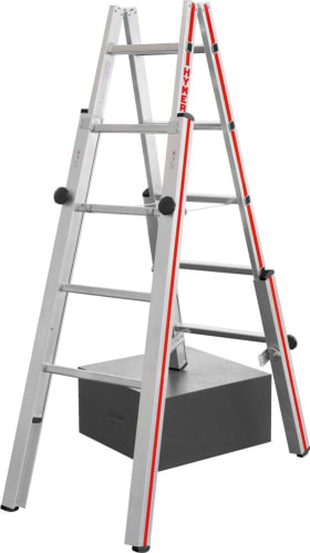 TREPPENSTEHLEITER 2X5 SPROSSEN 1,47M 4123/2X5