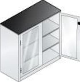 CP Schrank mit Sichtfenster 1200x1200x500 