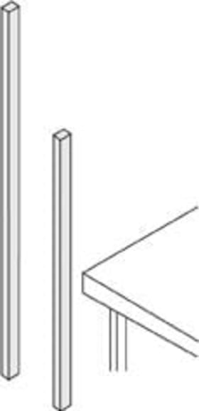 BEFESTIGUNGSHOLM KURZE AUSFÜHRUNG 2065 VE2 H1170 MM HÖHENVERSTELLBAR F.KURBELT.