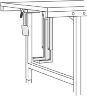 PC-HALTERUNG UNIVERSAL VERSTELLBAR SILBERGRAU 228100