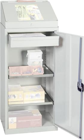 MATERIALSCHRANK 2000 1210X500X500MM GRAU / GRAU 2092107