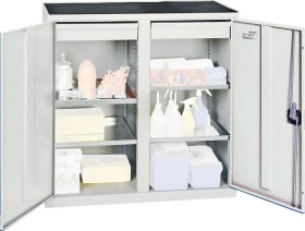 MATERIALSCHRANK 2000 1000X1000X500MM GR/GR 4FB 2002207