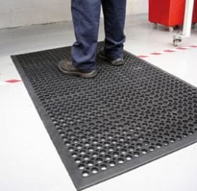 ARBEITSPLATZMATTE RAMPMAT 0,9MX1,5M SCHWARZ RP010001