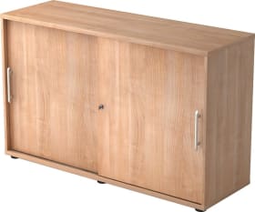 SCHIEBETÜRENSCHRANK 1200X400X748MM NUSSB/NUSSB V1752S/N/N/RE