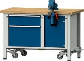 MONTAGEWERKBANK 701 V FAHRBAR 40MM 840MM RAL 7035/5010 340.006