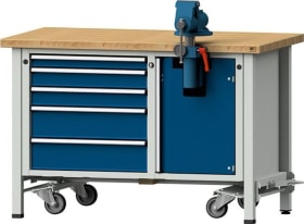 MONTAGEWERKBANK 703 V FAHRBAR 40MM 840MM RAL 7035/5010 340.018