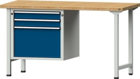 KOMBIWERKBANK 2000 722 V 50MM 850MM RAL 7035/5010 410.714