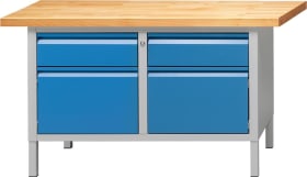 KASTENWERKBANK 1500  105 E 40MM 840MM RAL 7035/5012 510.008