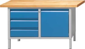 KASTENWERKBANK 1500  106 E 40MM 840MM RAL 7035/5012 510.016