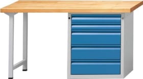 KOMBIWERKBANK 2000  826 E 40MM 840MM RAL 7035/5012 510.940