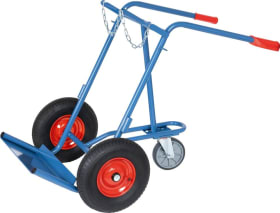 STAHLFLASCHEN-KARRE M.STÜTZRAD 51022 F.2 FLASCHEN 40-50LLUFTRÄDER