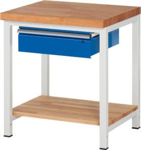 WERKBANK SERIE 8000 750X700X840MM M.1 SBL. 150 U. ABLAGE 03-8001A7-077B4S.11