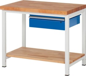 WERKBANK SERIE 8000 1000X700X840MM M.1 SBL. 150 U. ABLAGE 03-8001A7-107B4S.11