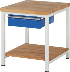 WERKBANK SERIE 8000 750X900X840MM M.1 SBL. 150 U. ABLAGE 03-8001A7-079B4S.11