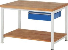 WERKBANK SERIE 8000 1250X900X840MMMM M.1 SBL. 150 U. ABLAGE 03-8001A7-129B4S.11