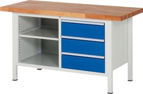 WERKBANK SERIE 8000 1500X900X840MM M.3 SBL. 180/1 FB GR/BL 03-8462A2-159B4S.11