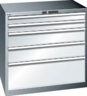 SCHUBLADENSCHRANK BLAU H 1000MM 5 SCHUBLADEN 79.392.010