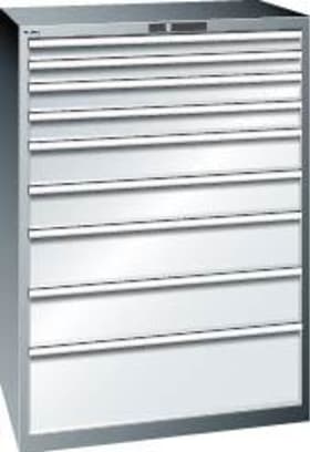 SCHUBLADENSCHRANK BLAU H 1450MM 9 SCHUBLADEN 79.398.010