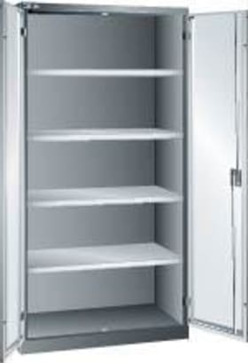 FLÜGELTÜRSCHRANK 7035 M.4 BÖDEN VOLLBLECH 58.617.020