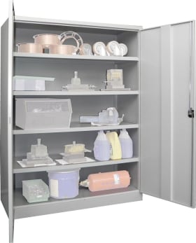 GROSSRAUM-SCHWERLASTSCHRANK 1470X630X 1950MM RAL7035 O.TW 36364-147-014