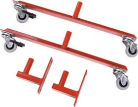 SCHERENGITTER M.WANDBEFESTIGUNG U.ROLLEN FÜSSEN 4,0X1,05M ROT-WEISS 70-20W