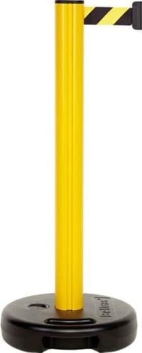 SPEERGURTPFOSTEN OUTDOOR GELB GURT 3,7M SCHWARZ 1-ADA-A11