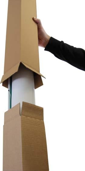 LANGER FALTKARTON 1-WELLIG VE25 100X100X800MM A1 Q.1.2 5230501