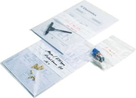 DRUCKVERSCHLUSSBEUTEL M.3 BESCHRIFTUNGS- FELDER 100X150MM 50MY VE1000 8160027