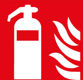 SCHILD ALU NL 150X150MM FEUERLÖSCHER ISO 4044589368393