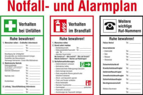 NOTFALL- UND ALARMPLAN KUNSTSTOFF (PVC) 4044589372710
