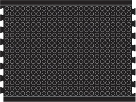 YOGA DOME NR MITTELSTÜCK 90X120CM SCHWARZ 17321