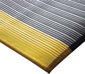 ANTI-ERMÜDUNGSMATTE ORTHOMAT® RIBBED 1,2MXLFM. GRAU/GELB AL060704C