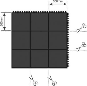 RANDLEISTE FATIGUE-STEP MÄNNLICHE KANTE ECKE 0,75X1,M GELB SS070002M