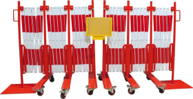 SCHERENGITTER 2X8000MM 16000MM SET 2 STK ROT-WEISS 70-120